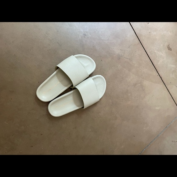 NEW Anthropologie Kimbra slides in cream size 40 - Picture 5 of 6